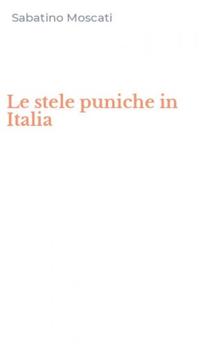 Le stele puniche in Italia