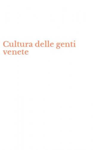 Cultura delle genti venete