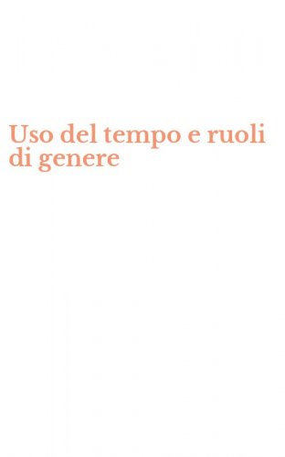 Uso del tempo e ruoli di genere