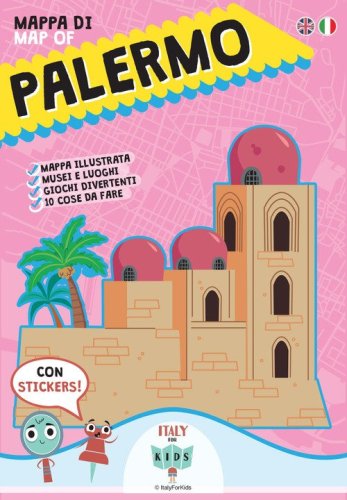 Mappa di Palermo-Map of Palermo. Con adesivi