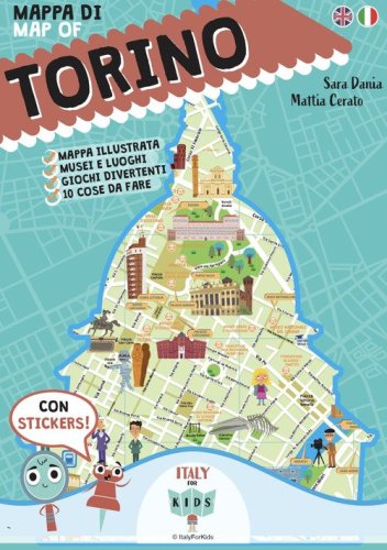 Mappa illustrata di Torino
