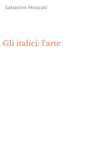Gli italici: l'arte