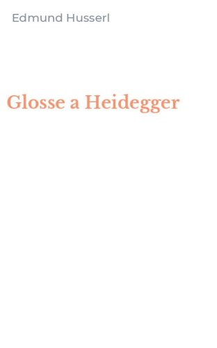 Glosse a Heidegger