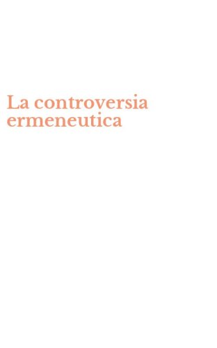La controversia ermeneutica