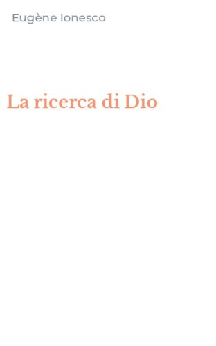 La ricerca di Dio