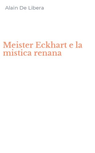 Meister Eckhart e la mistica renana
