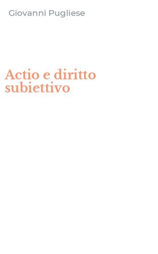 Actio e diritto subiettivo