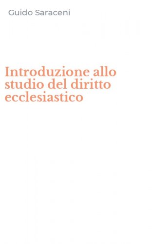 Introduzione allo studio del diritto ecclesiastico