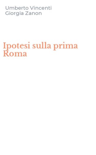 Ipotesi sulla prima Roma