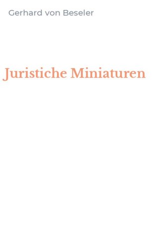 Juristiche Miniaturen