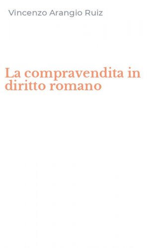 La compravendita in diritto romano