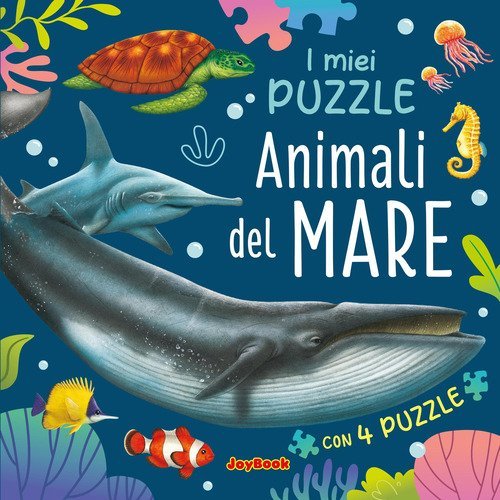 Animali del mare. Libro puzzle