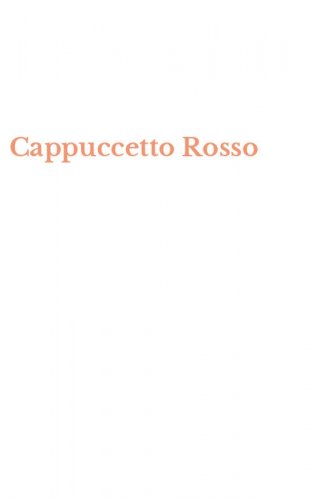 Cappuccetto Rosso