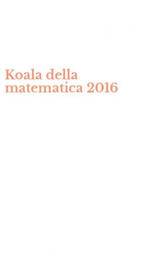 Koala della matematica 2016