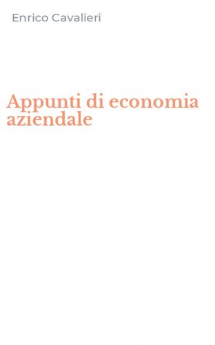 Appunti di economia aziendale