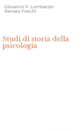 Studi di storia della psicologia