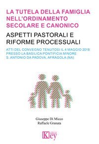 La tutela della famiglia nell'ordinamento secolare e canonico. Aspetti pastorali e riforme processuali