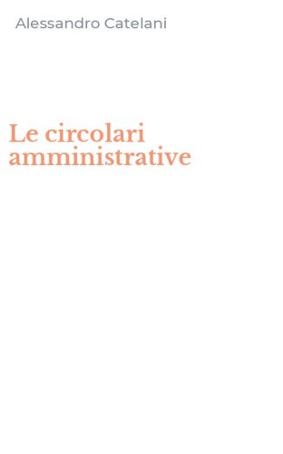 Le circolari amministrative