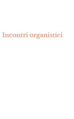 Incontri organistici