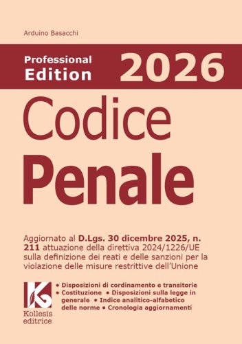Codice penale 2026 Professional edition