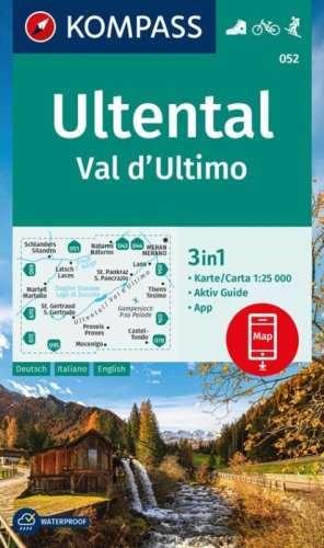 Carta escursionistica n. 052. Val d'Ultimo