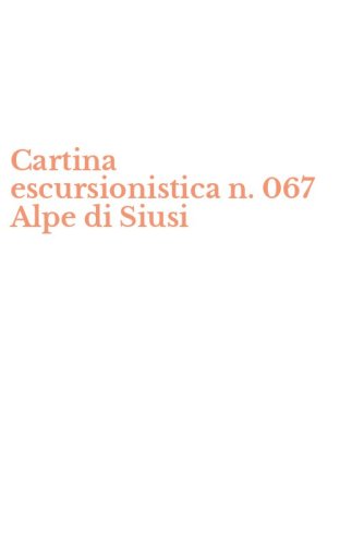 Cartina escursionistica n. 067 Alpe di Siusi