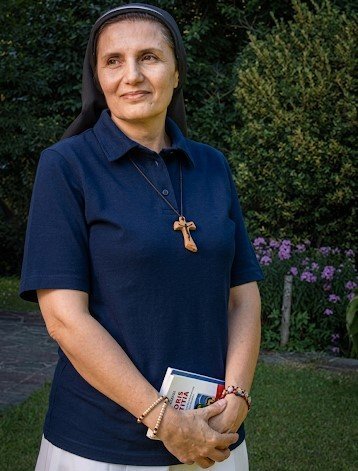 POLO DONNA BLU MANICA CORTA