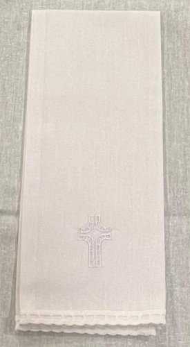 PURIFICATOIO CROCE DOPPIA BIANCA - 29x45 CM