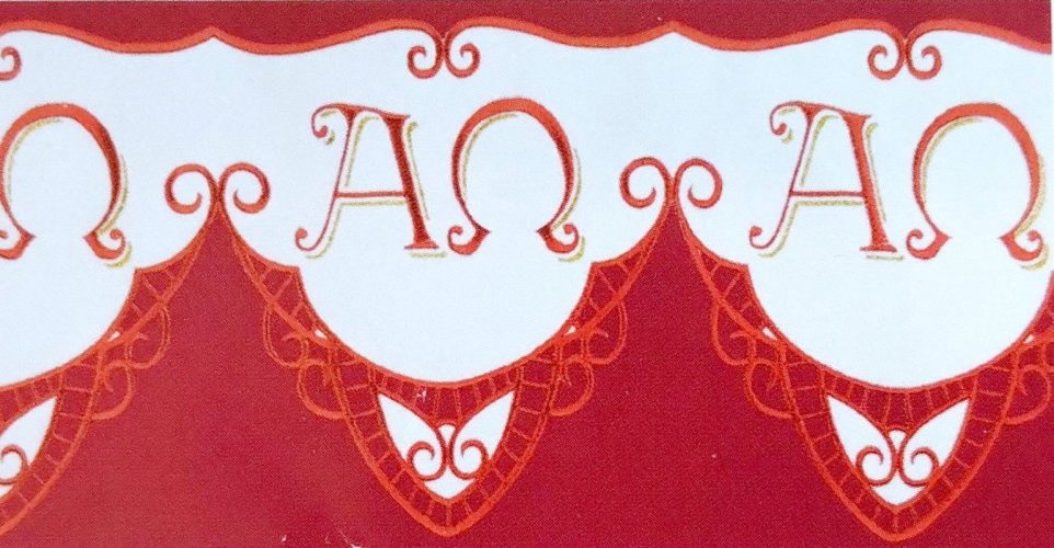 TOVAGLIA ALFA OMEGA ROSSO - Poliestere