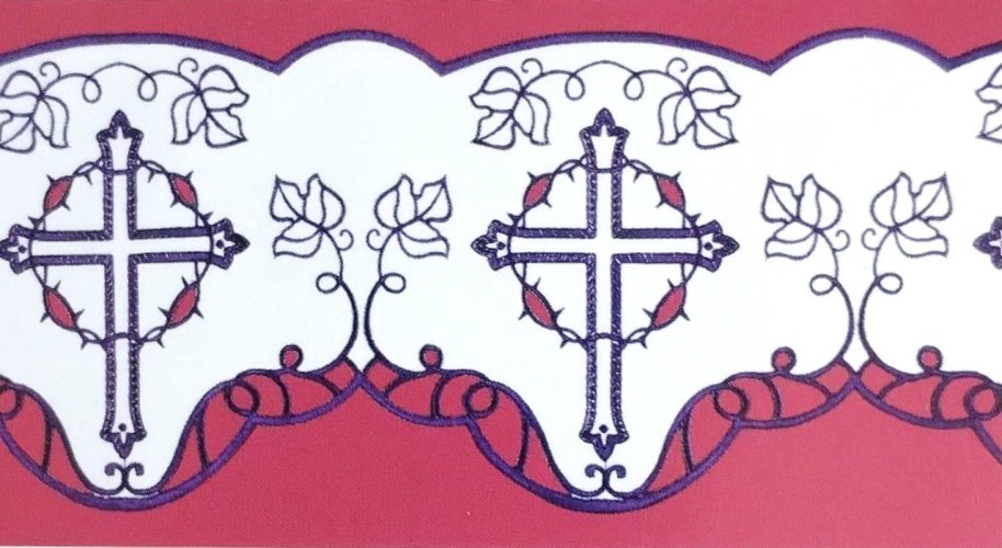 TOVAGLIA CROCE VIOLA - Poliestere