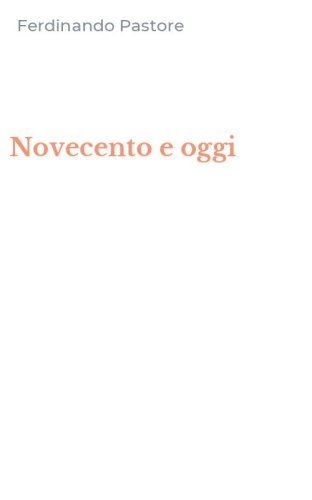 Novecento e oggi