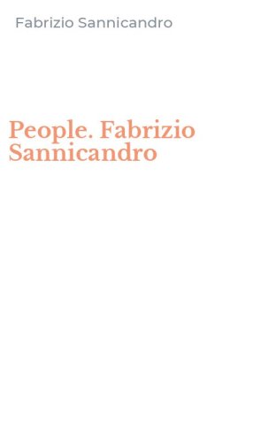 People. Fabrizio Sannicandro
