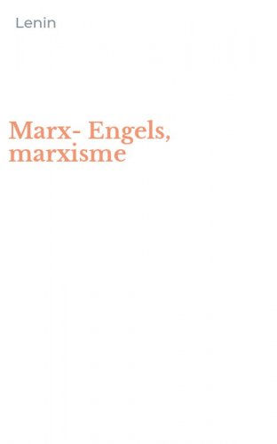 Marx-Engels, marxisme