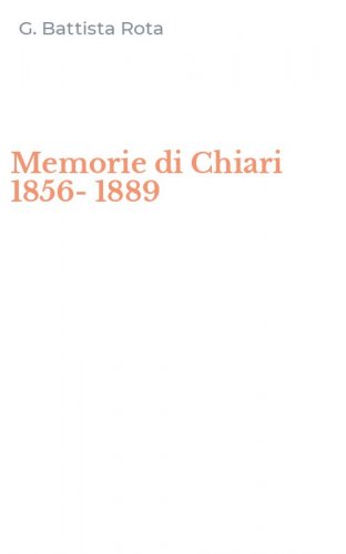 Memorie di Chiari 1856-1889