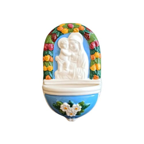 ACQUASANTIERA ROBBIANA - Misure: 15 cm