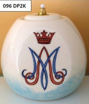 LAMPADA MARIA - Realizzato in ceramica. Diametro cm 12.