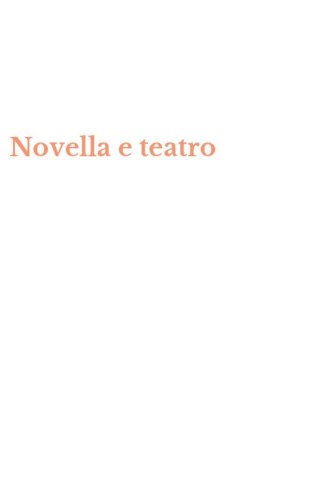 Novella e teatro