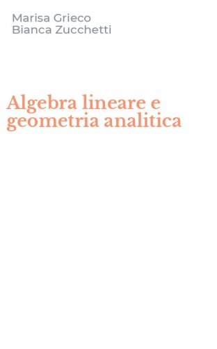 Algebra lineare e geometria analitica