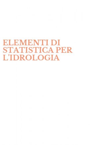 ELEMENTI DI STATISTICA PER L'IDROLOGIA