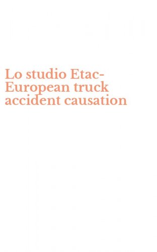 Lo studio Etac-European truck accident causation