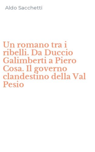 Un romano tra i ribelli. Da Duccio Galimberti a Piero Cosa. Il governo clandestino della Val Pesio
