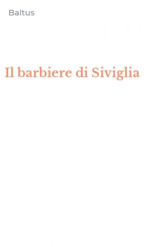 Il barbiere di Siviglia