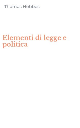 Elementi di legge e politica