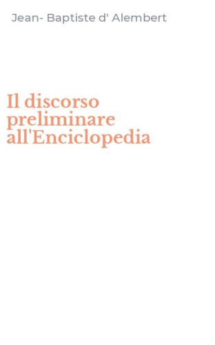 Il discorso preliminare all'Enciclopedia