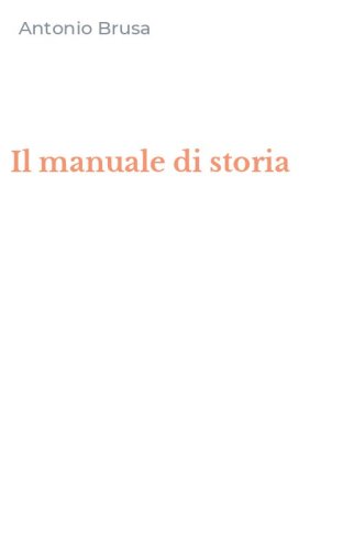Il manuale di storia