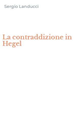 La contraddizione in Hegel
