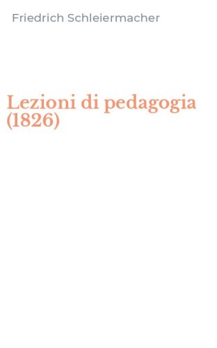 Lezioni di pedagogia (1826)