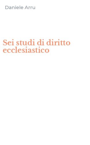 Sei studi di diritto ecclesiastico