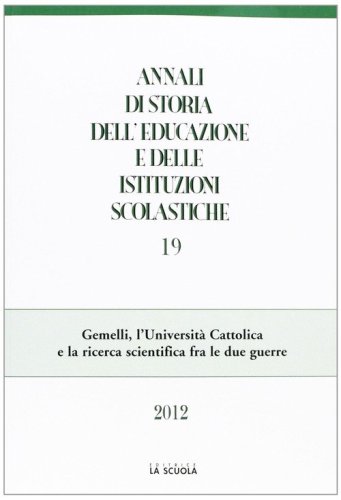 Annali di storia dell'educazione e delle istituzioni scolastiche