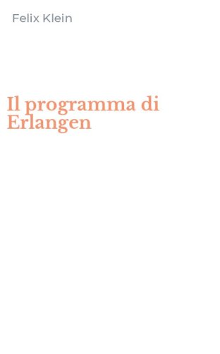 Il programma di Erlangen